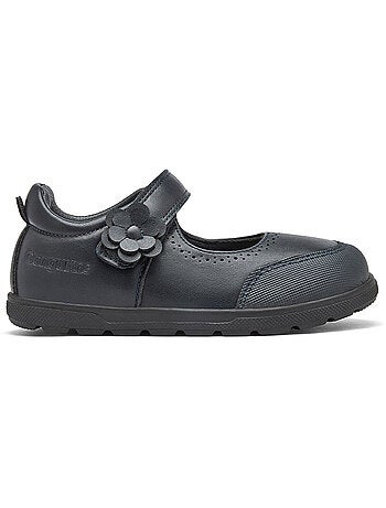 Zapatos colegiales conguitos flor barefoot goflex