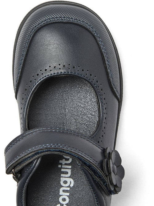 Zapatos colegiales conguitos flor barefoot goflex - Kiabi