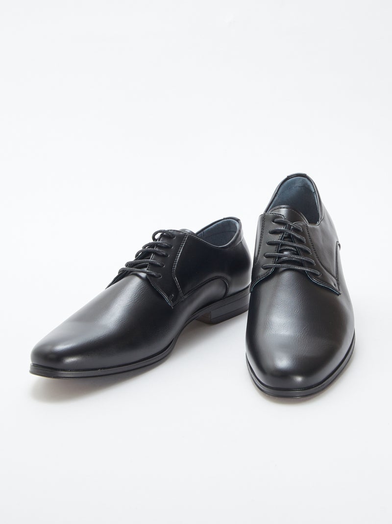 Zapatos con cordones Negro - Kiabi