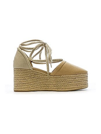 Zapatos con cuña Mujer Tommy Hilfiger Linen