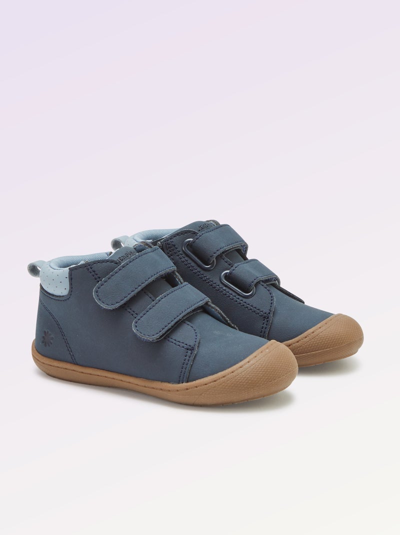 Zapatos con velcro motricidad 3  - Kitchoun Azul - Kiabi