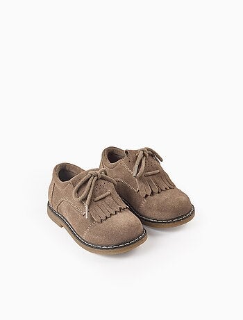 Zapatos de ante con flecos