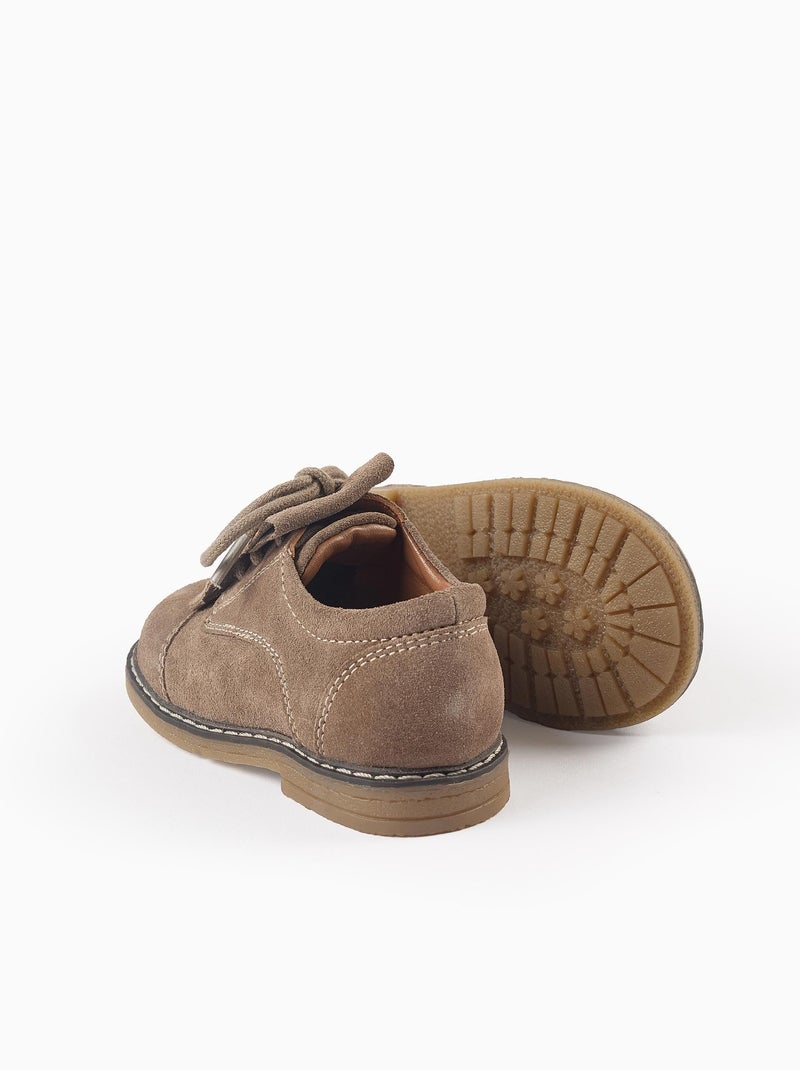 Zapatos de ante con flecos Beige claro - Kiabi