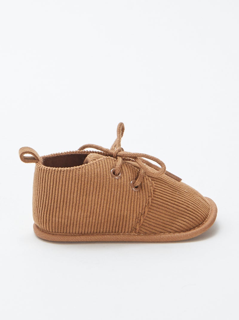 Zapatos de bebé con cordones Marron - Kiabi