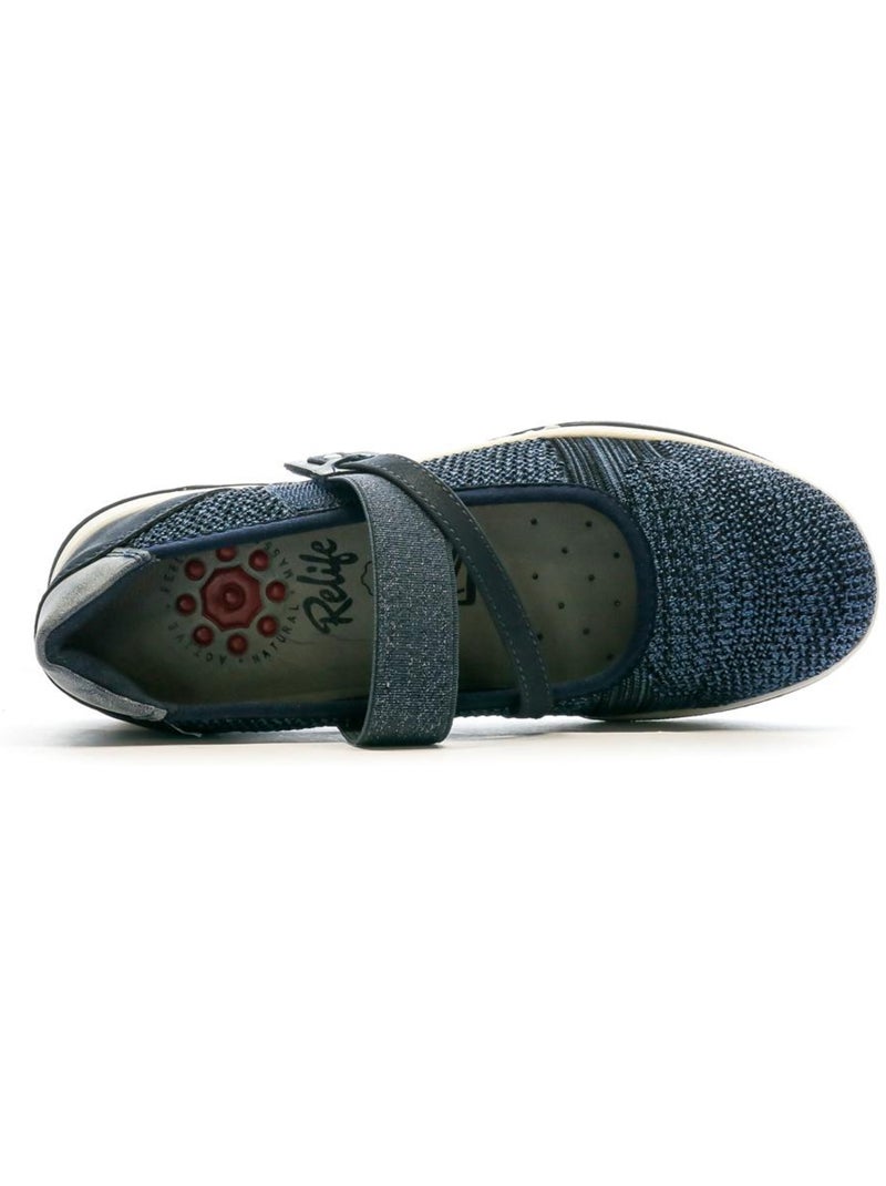 Zapatos de Ciudad Mujer Azul marino - Kiabi