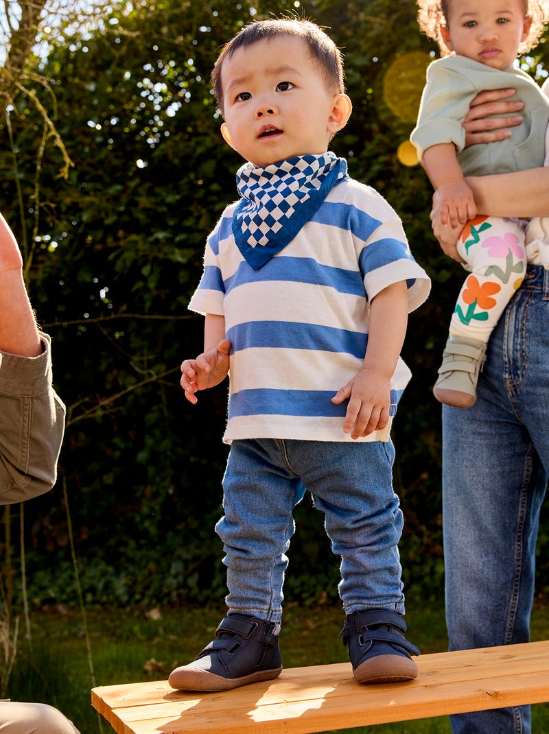 Zapatos de motricidad 3 'Primeros pasos' - Kitchoun Azul - Kiabi