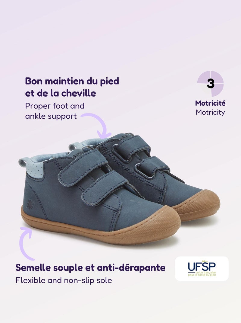 Zapatos de motricidad 3 'primeros pasos' - Kitchoun Azul - Kiabi