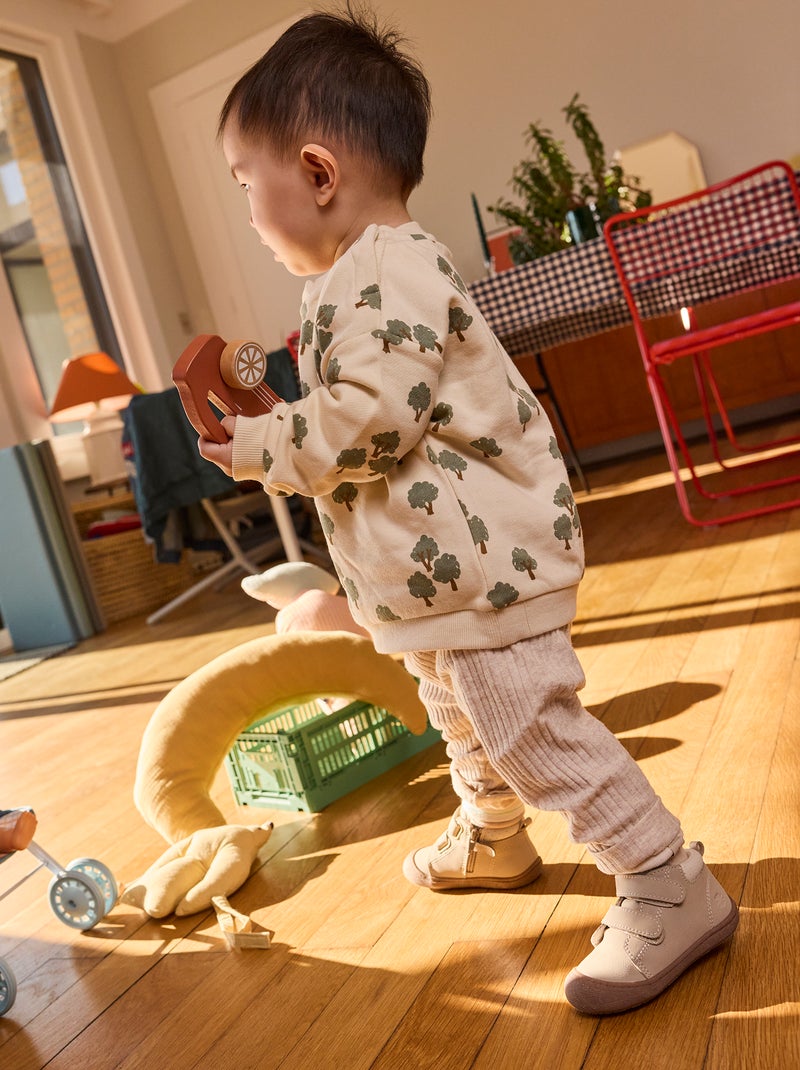 Zapatos de motricidad 3 'Primeros pasos' - Kitchoun Beige - Kiabi