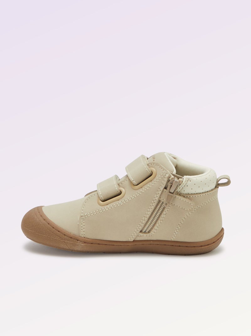 Zapatos de motricidad 3 'Primeros pasos' - Kitchoun Beige - Kiabi