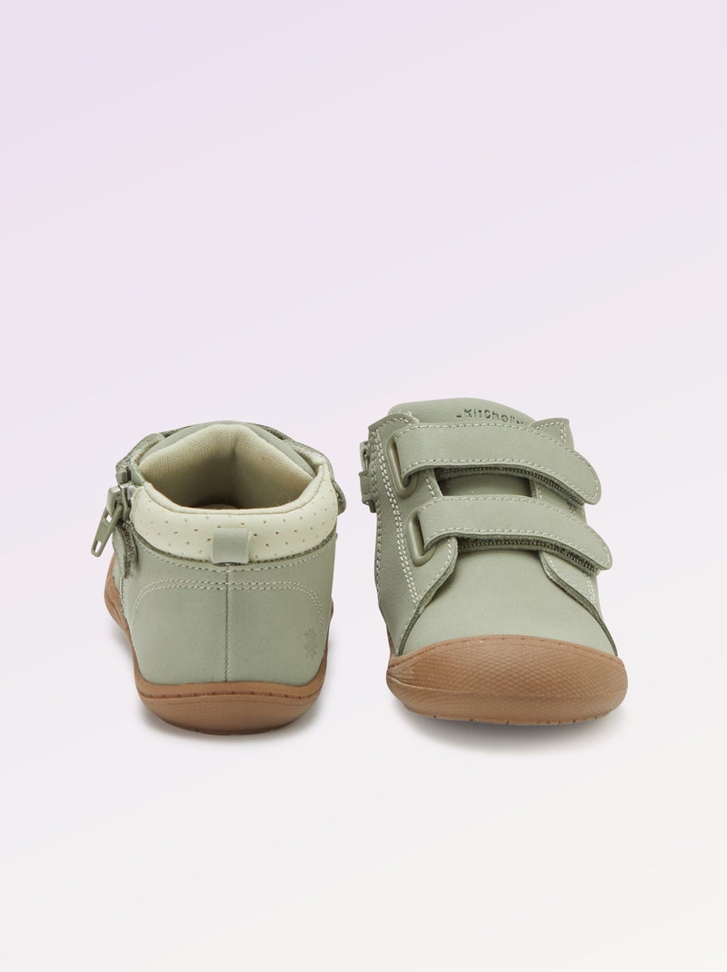 Zapatos de motricidad 3 'Primeros Pasos' - Kitchoun Verde - Kiabi