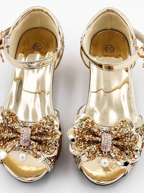 Zapatos de princesa con tacón brillantes para disfraz niña | Labay - Kiabi
