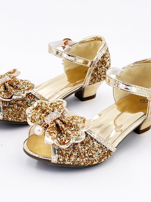 Zapatos de princesa con tacón brillantes para disfraz niña | Labay - Kiabi