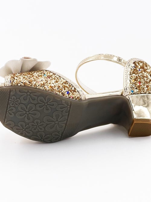 Zapatos de princesa con tacón brillantes para disfraz niña | Labay - Kiabi