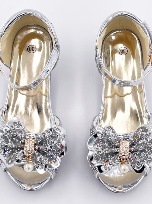 Zapatos de princesa con tacón brillantes para disfraz niña | Labay - Kiabi