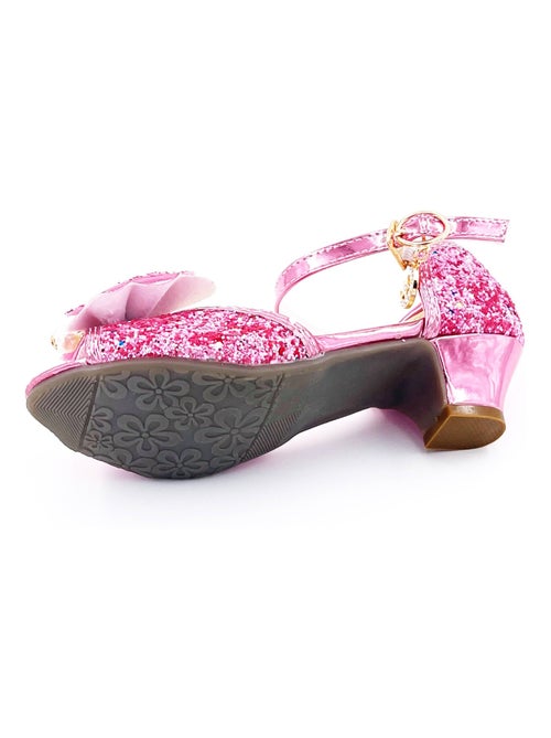 Zapatos de princesa con tacón brillantes para disfraz niña | Labay - Kiabi