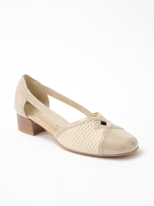 Zapatos de salón de piel cómodos para pies sensibles - Afibel - Kiabi
