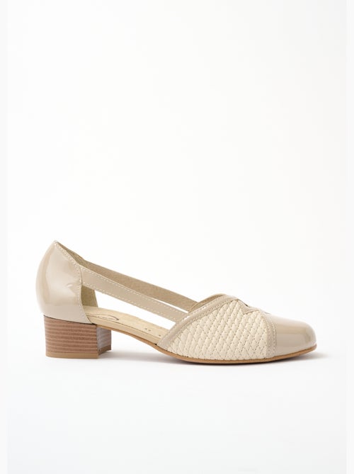 Zapatos de salón de piel cómodos para pies sensibles - Afibel - Kiabi