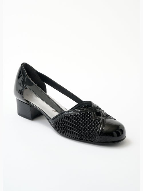 Zapatos de salón de piel cómodos para pies sensibles - Afibel - Kiabi