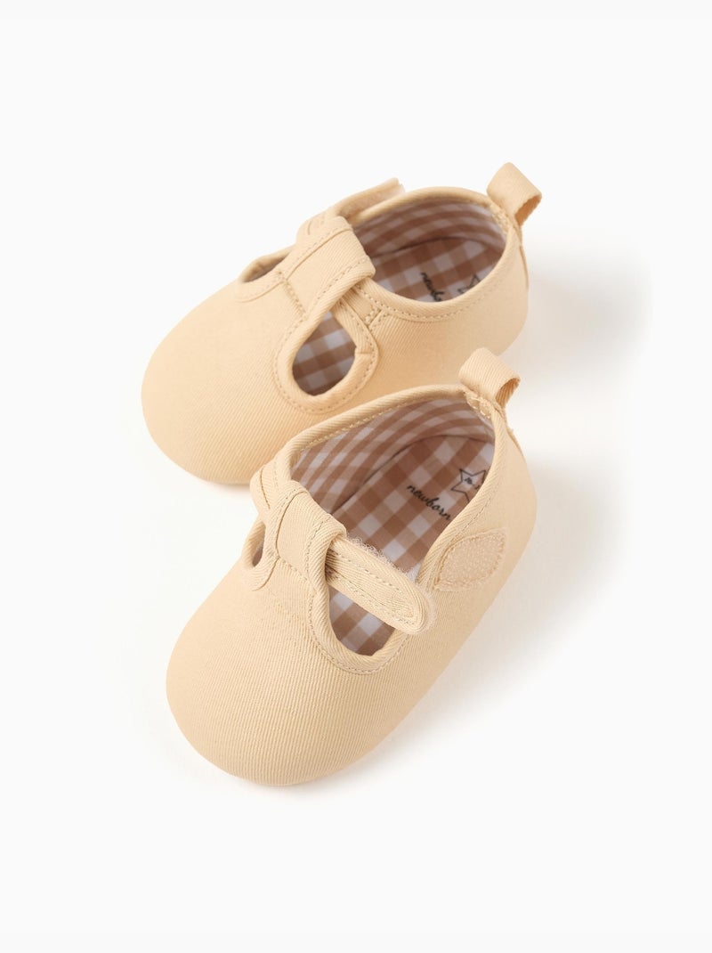 Zapatos de sarga con forro Beige claro - Kiabi