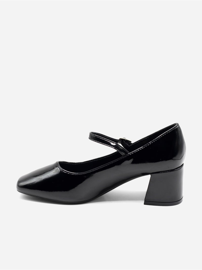Zapatos de tacón con correa y hebilla Negro Negro - Kiabi