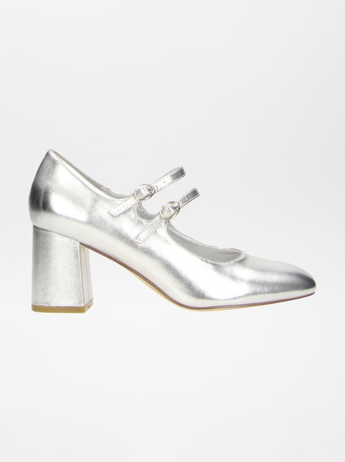 Zapatos de tacón con tira doble - Kiabi