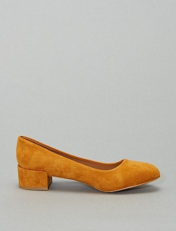 Zapatos de tacón de antelina - Kiabi