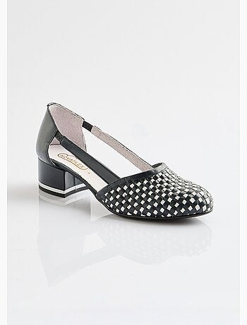 Zapatos de tacón de piel