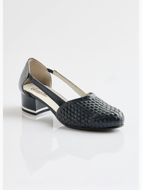 Zapatos de tacón de piel - Kiabi