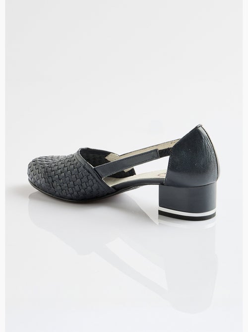 Zapatos de tacón de piel - Kiabi