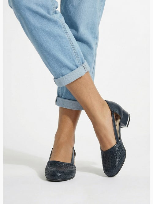 Zapatos de tacón de piel - Kiabi