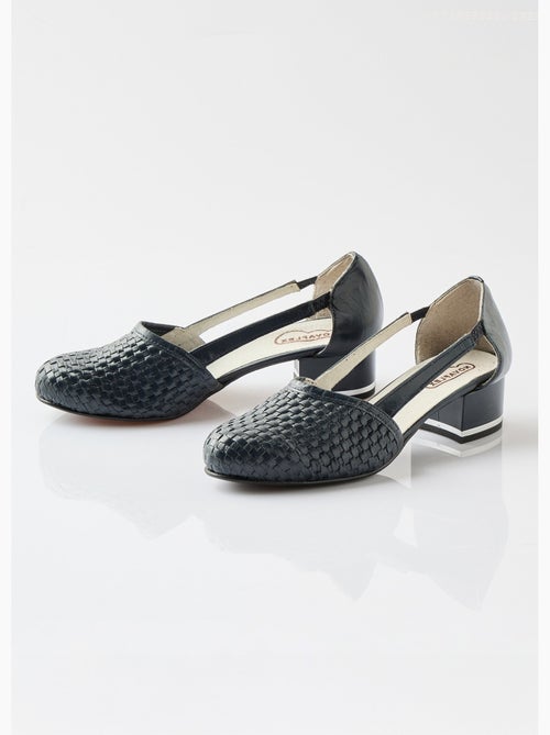 Zapatos de tacón de piel - Kiabi