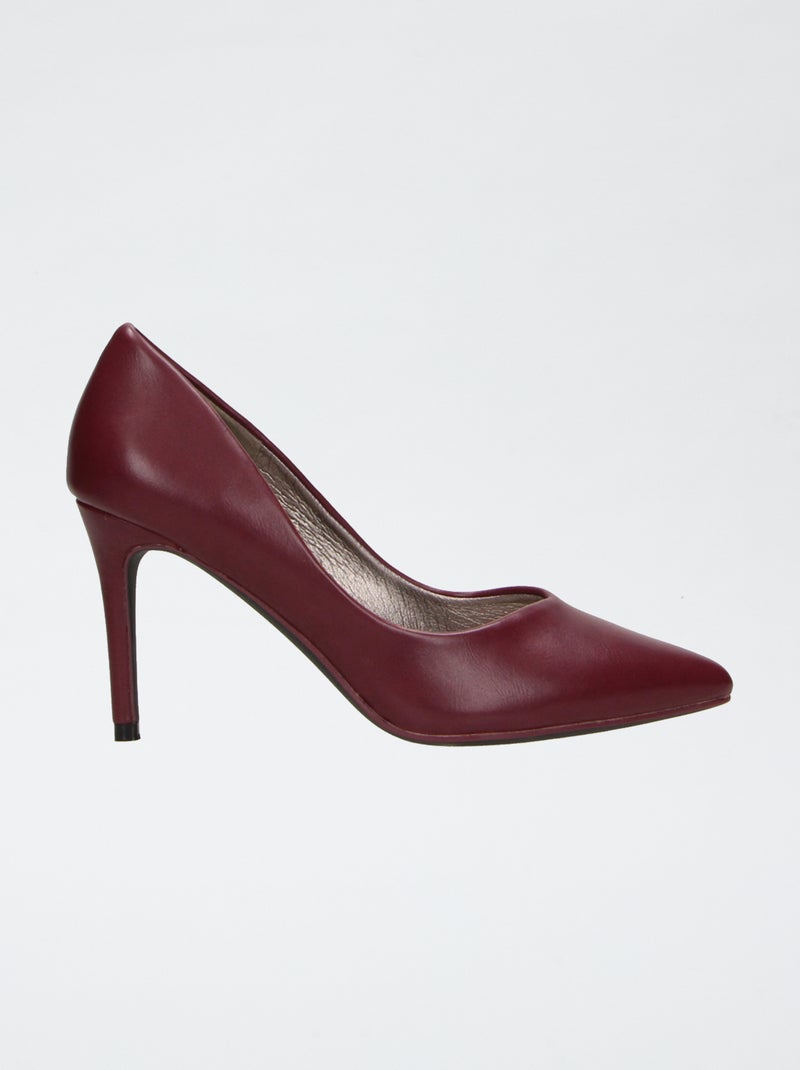 Zapatos de tacón Rojo - Kiabi