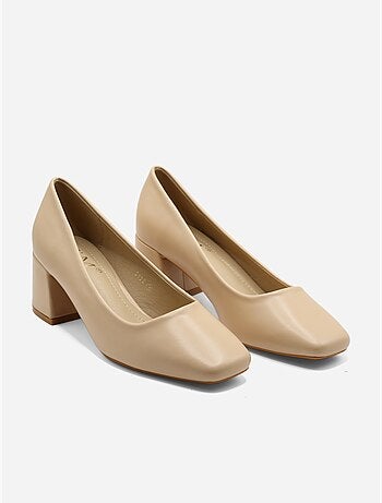 Zapatos de tacón sin cordones