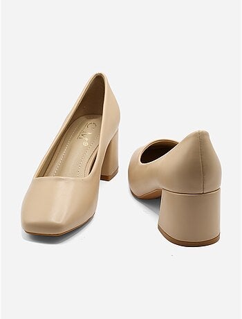 Zapatos de tacón sin cordones