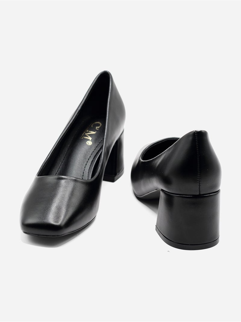 Zapatos de tacón sin cordones Negro - Kiabi