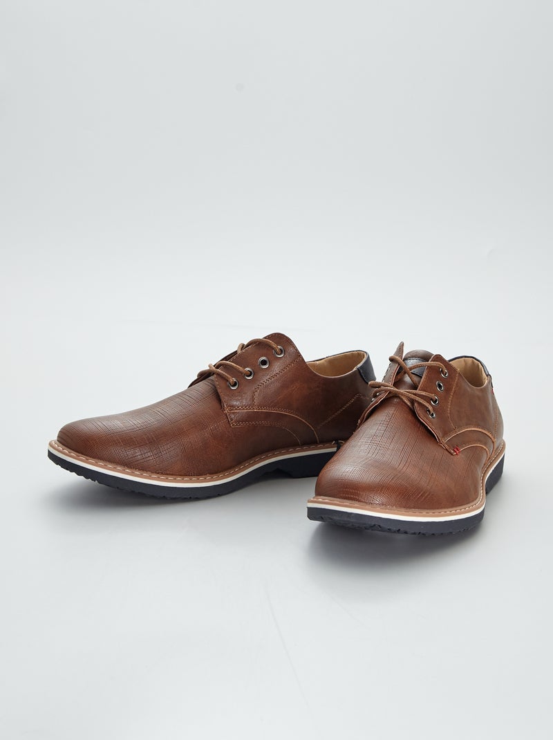 Zapatos de vestir camello - Kiabi