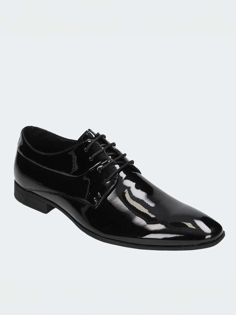 Zapatos De Charol Negro Hombre | Tienda De Ropa De Masculina