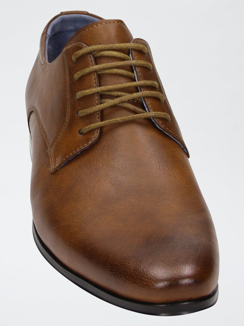 Zapatos de vestir de imitación Marron - Kiabi