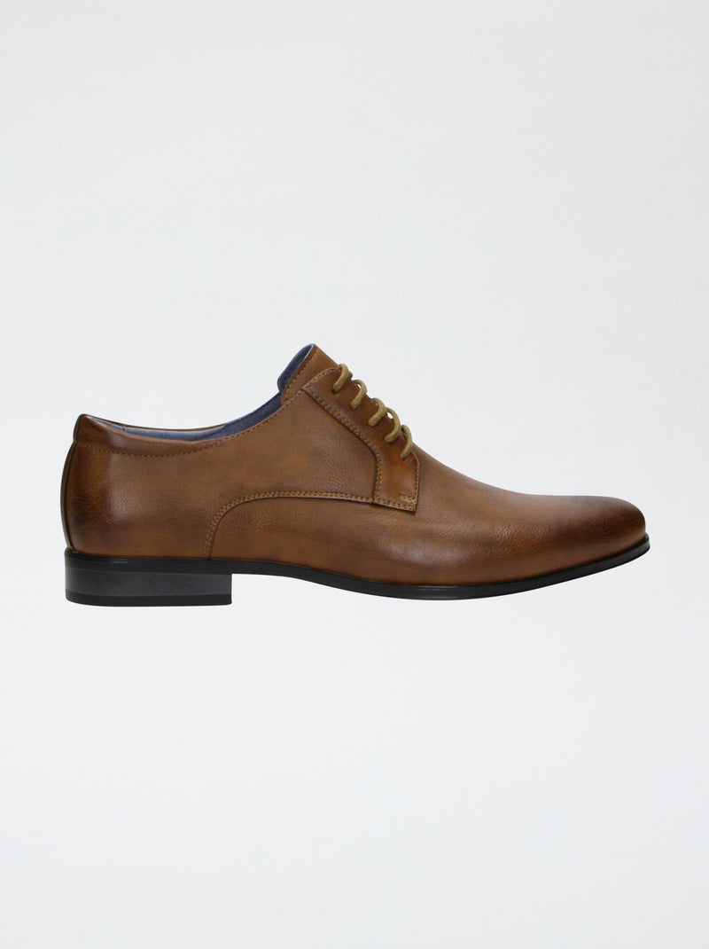 Zapatos de vestir de imitación Marron - Kiabi