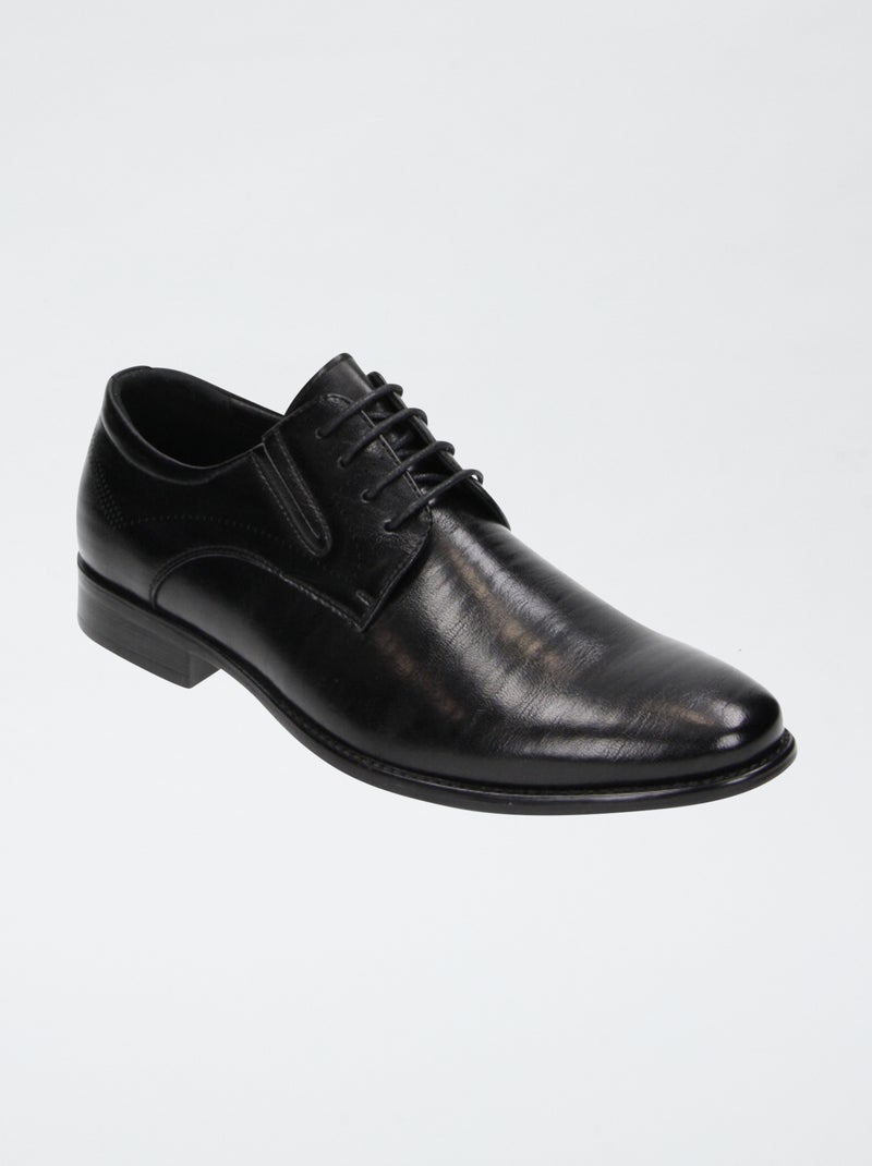 Zapatos de vestir de imitación piel Negro - Kiabi