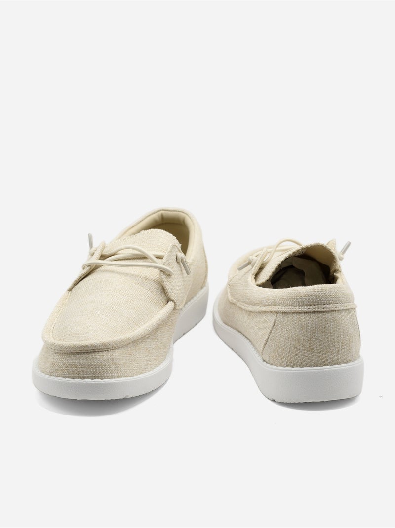 Zapatos derby con cordones Beige - Kiabi