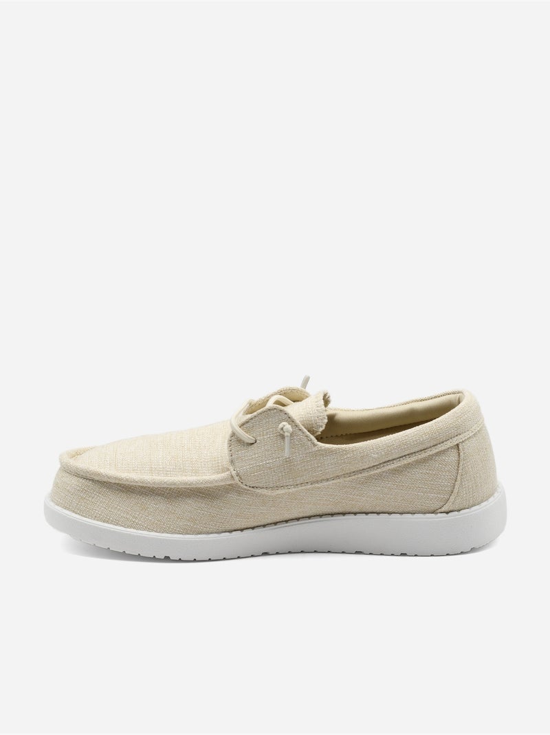 Zapatos derby con cordones Beige - Kiabi