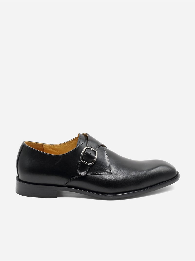 Zapatos derby con hebilla - Bill Tornade Negro - Kiabi