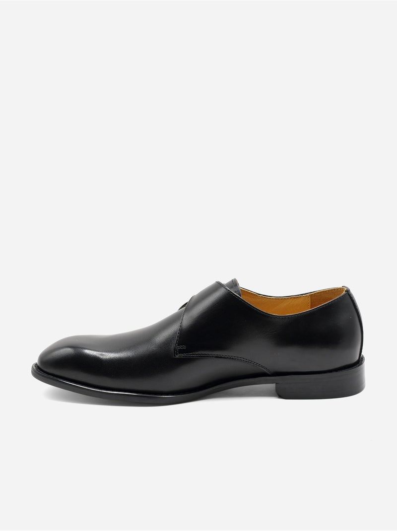 Zapatos derby con hebilla - Bill Tornade Negro - Kiabi
