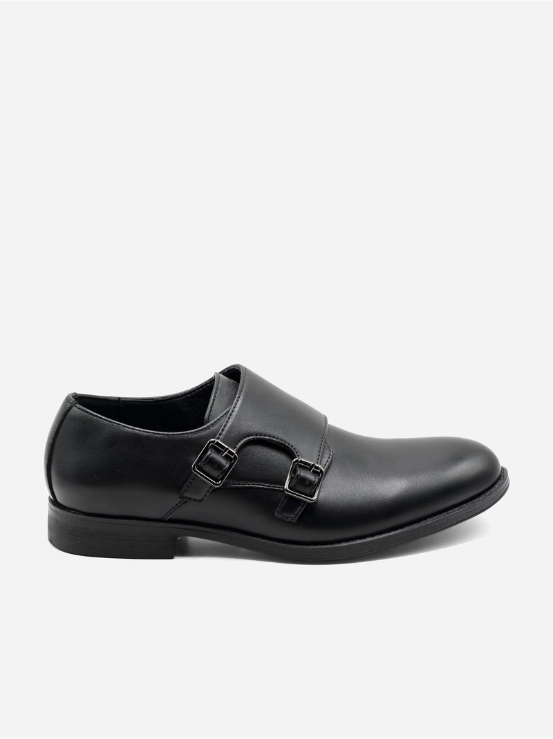 Zapatos derby con hebillas Negro - Kiabi