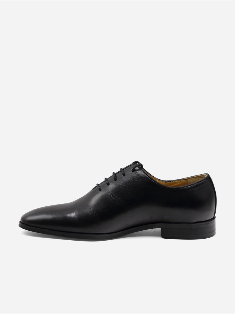 Zapatos derby de piel - Bill Tornade Negro - Kiabi
