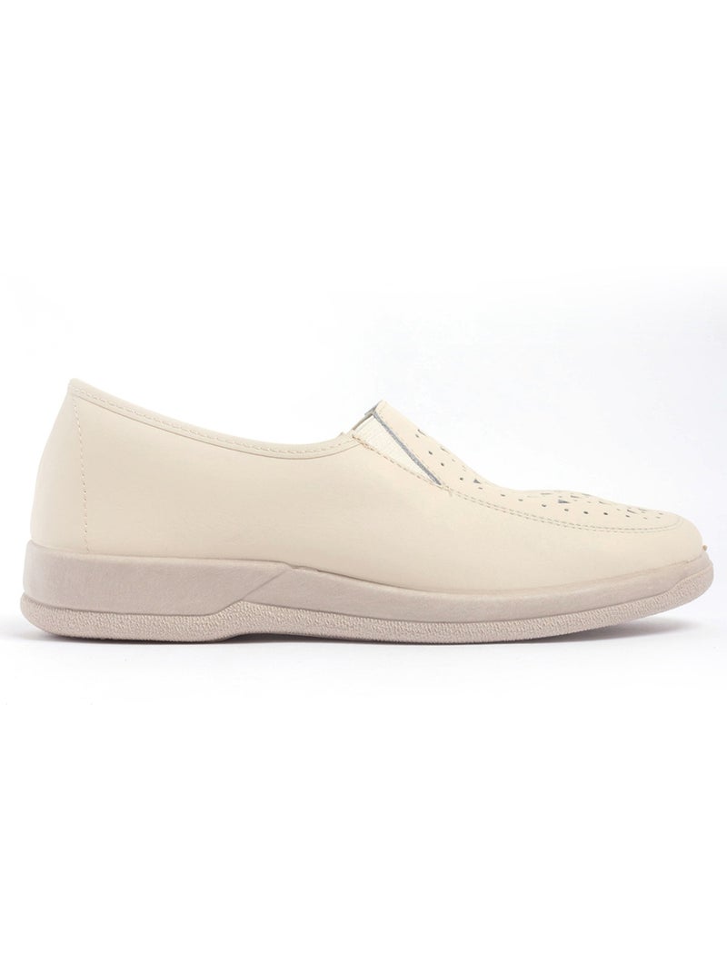 Zapatos derby de piel cómodos, estilo mocasín. - Afibel Beige - Kiabi