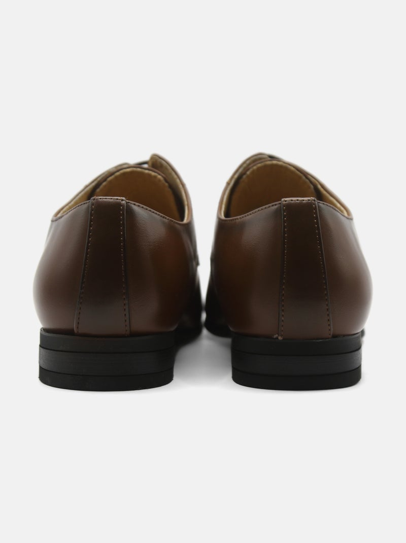 Zapatos derby de vestir - Uomo Marrón - Kiabi