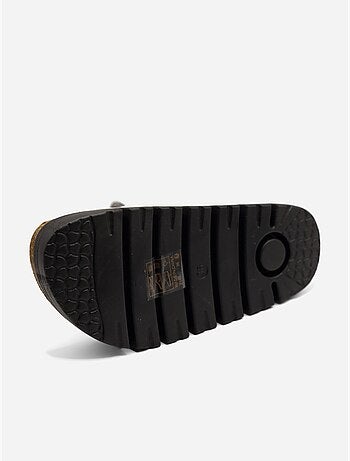 Zapatos destalonados con plataforma
