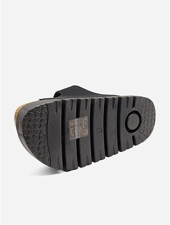 Zapatos destalonados con plataforma